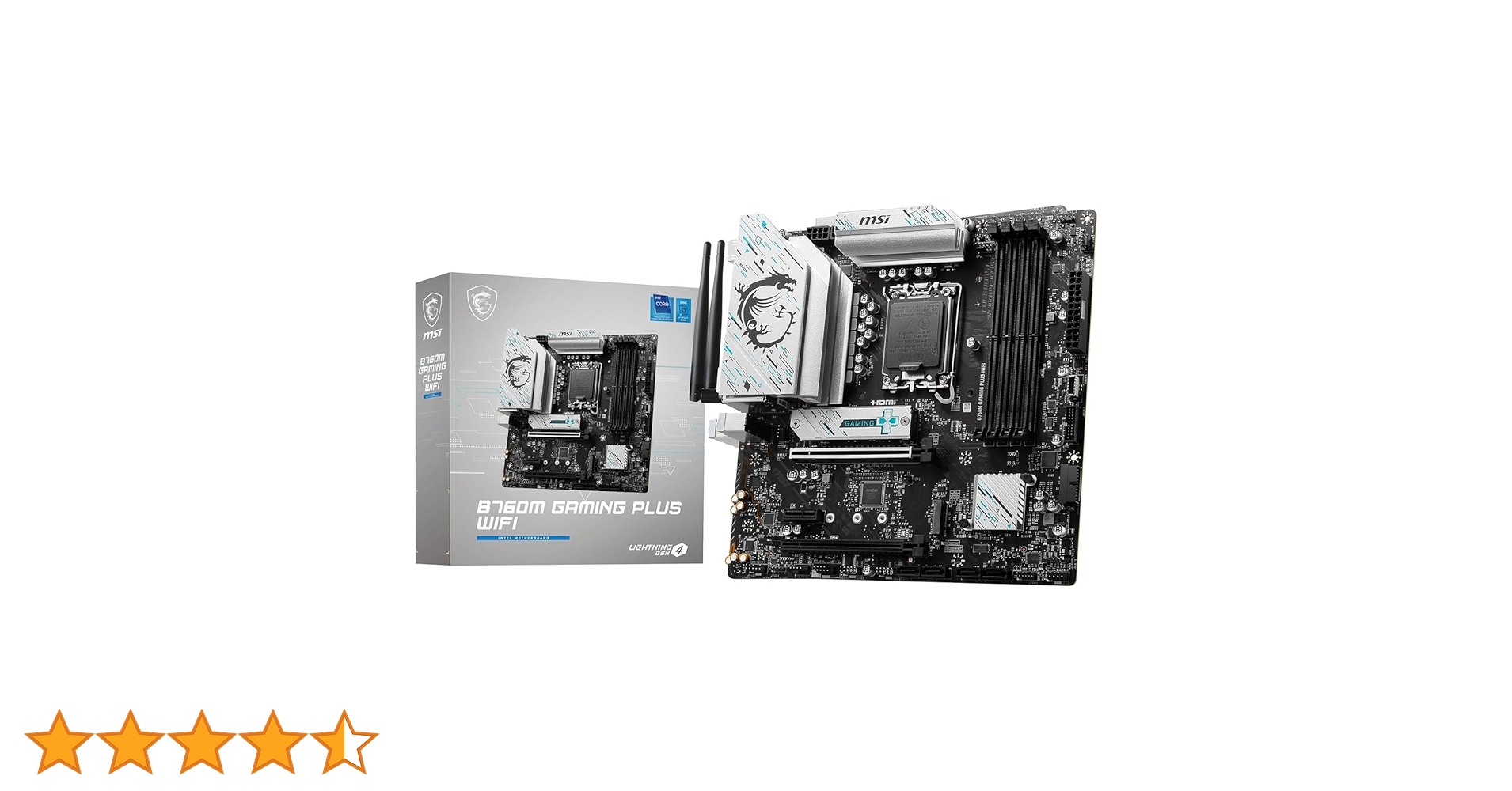 ★MSI B760M GAMING PLUS WIFI DDR5 マザーボード MSI B760M GAMING PLUS WIFI - Intel 14th/13th/12th Gen -12